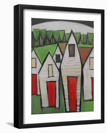 Red Doors-Tim Nyberg-Framed Giclee Print