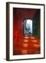 Red Doorway, Los Morillos Lighthouse, Puerto Rico-George Oze-Framed Photographic Print
