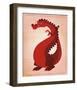 Red Dragon-John Golden-Framed Giclee Print