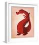 Red Dragon-John Golden-Framed Giclee Print