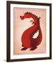 Red Dragon-John Golden-Framed Giclee Print