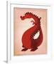 Red Dragon-John Golden-Framed Giclee Print