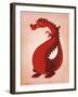 Red Dragon-John W Golden-Framed Giclee Print