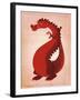 Red Dragon-John W Golden-Framed Giclee Print