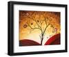 Red Dreams-Megan Aroon Duncanson-Framed Art Print