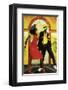 Red Dress-Graham Reynold-Framed Premium Giclee Print