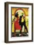 Red Dress-Graham Reynold-Framed Premium Giclee Print