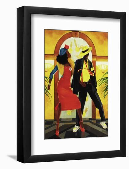 Red Dress-Graham Reynold-Framed Art Print