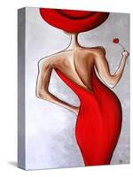 Red Dress-Megan Aroon Duncanson-Stretched Canvas