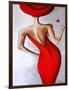 Red Dress-Megan Aroon Duncanson-Framed Art Print