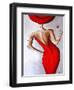 Red Dress-Megan Aroon Duncanson-Framed Art Print