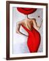 Red Dress-Megan Aroon Duncanson-Framed Art Print