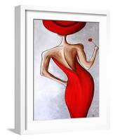 Red Dress-Megan Aroon Duncanson-Framed Art Print