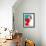 Red Dress-Aasha Ramdeen-Framed Art Print displayed on a wall