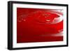 Red Drink Drop IV-Tammy Putman-Framed Photographic Print