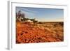 Red Dunes at Sunset, Kalahari-halpand-Framed Photographic Print