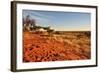 Red Dunes at Sunset, Kalahari-halpand-Framed Photographic Print