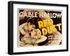 Red Dust, Clark Gable, Jean Harlow, 1932-null-Framed Art Print
