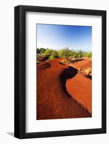 Red Earth Area of the Waimea Canyon-Terry Eggers-Framed Photographic Print