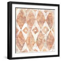 Red Earth Textile VI-June Vess-Framed Art Print