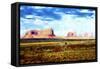 Red Earth-Philippe Hugonnard-Framed Stretched Canvas