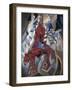 Red Eiffel Tower (La Tour Rouge), 1911-1912-null-Framed Giclee Print