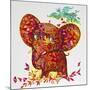 Red Elephant-Oxana Zaika-Mounted Giclee Print