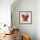 Red Elephant-Oxana Zaika-Framed Giclee Print displayed on a wall