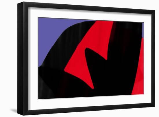 red enters black,2017-Alex Caminker-Framed Giclee Print