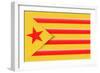 Red Estelada Flag-Juan Carlos B.-Framed Art Print