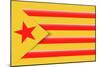 Red Estelada Flag-Juan Carlos B.-Mounted Art Print