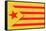 Red Estelada Flag-Juan Carlos B.-Framed Stretched Canvas