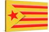 Red Estelada Flag-Juan Carlos B.-Stretched Canvas