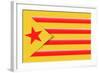 Red Estelada Flag-Juan Carlos B.-Framed Art Print