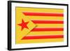 Red Estelada Flag-Juan Carlos B.-Framed Art Print