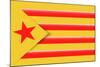 Red Estelada Flag-Juan Carlos B.-Mounted Art Print