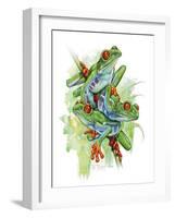 Red Eyes-Tim Knepp-Framed Giclee Print