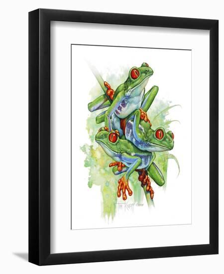 Red Eyes-Tim Knepp-Framed Premium Giclee Print