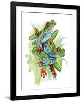 Red Eyes-Tim Knepp-Framed Giclee Print