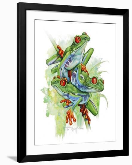 Red Eyes-Tim Knepp-Framed Giclee Print