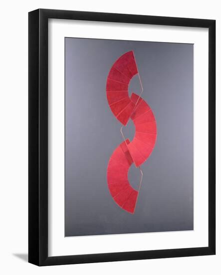 Red Fans, 2005-Lincoln Seligman-Framed Giclee Print