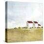 Red Farm House II-Isabelle Z-Stretched Canvas