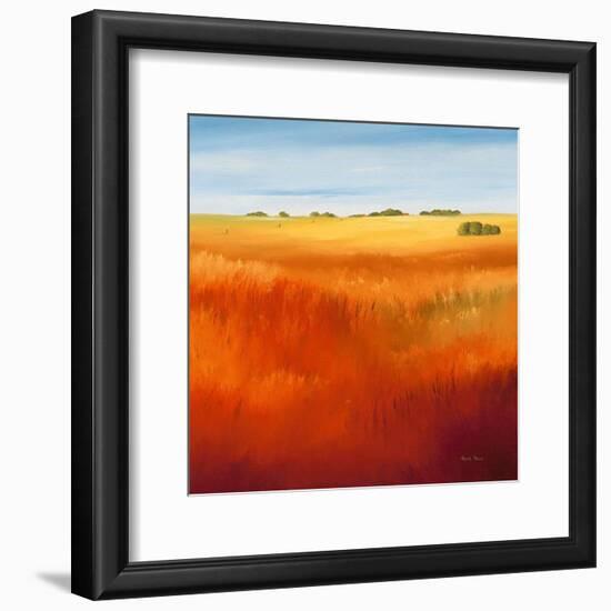 Red Fields I-Hans Paus-Framed Art Print