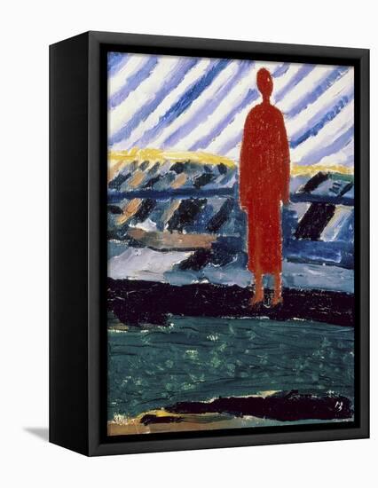 Red Figure, c.1928-Kasimir Malevich-Framed Stretched Canvas