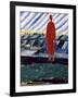 Red Figure, c.1928-Kasimir Malevich-Framed Giclee Print