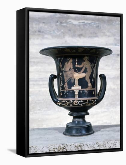 Red-Figure Calyx Krater BC-null-Framed Stretched Canvas