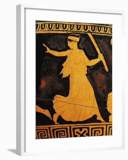 Red-Figure Pottery, Krater, Detail, Running Maenad-null-Framed Giclee Print