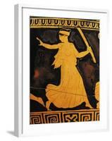 Red-Figure Pottery, Krater, Detail, Running Maenad-null-Framed Giclee Print