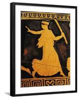 Red-Figure Pottery, Krater, Detail, Running Maenad-null-Framed Giclee Print