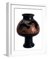 Red-Figure Psykter (Wine Coole) with a Symposium Scene, Ancient Greek, C505-C500 Bc-Euphronios-Framed Photographic Print